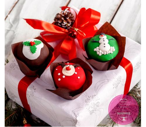 Капкейки Святкові Новорічні