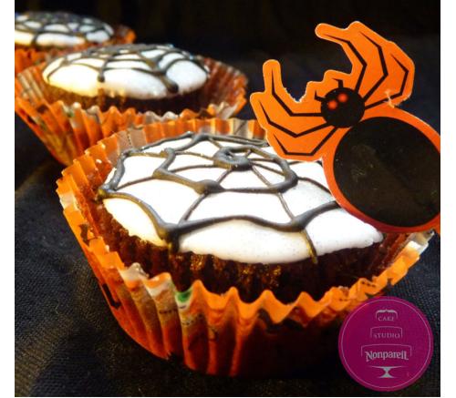 Капкейки Праздничные Паутинка