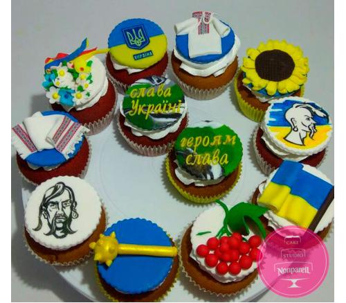 Капкейки Праздничные Украинские