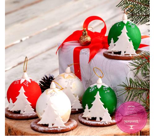 Пирожные Заказные Новогодние шары