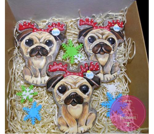 Пряники Праздничные Год веселой собаки 