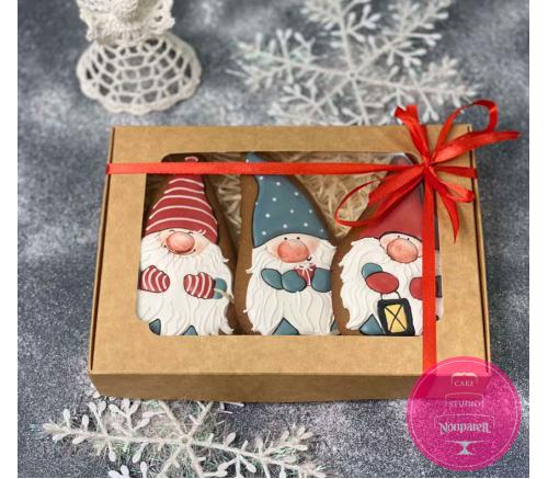 Пряники Праздничные Гномики (набор)