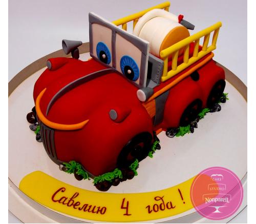 Торт Дитячий Пожежна машина