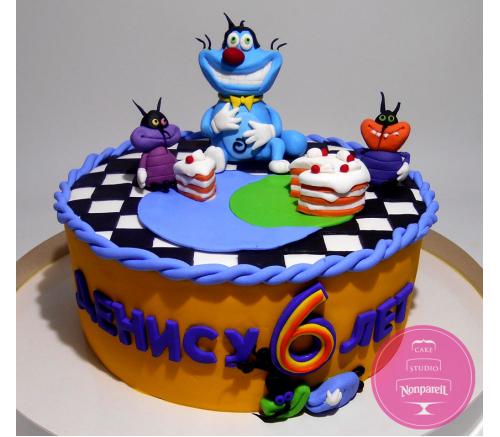 Торт Детский Огги и кукарачи
