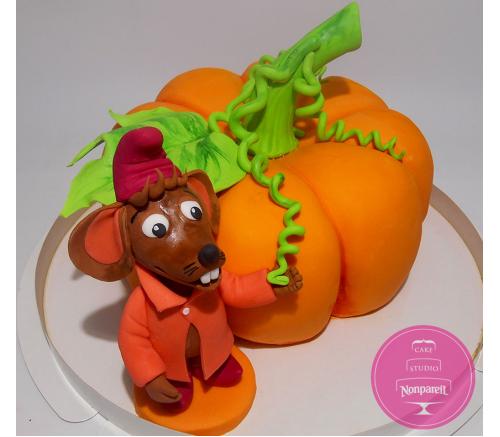 Торт Детский Мышонок с тыквой