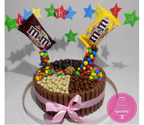 Торт Дитячий Цукерковий рай M&M's
