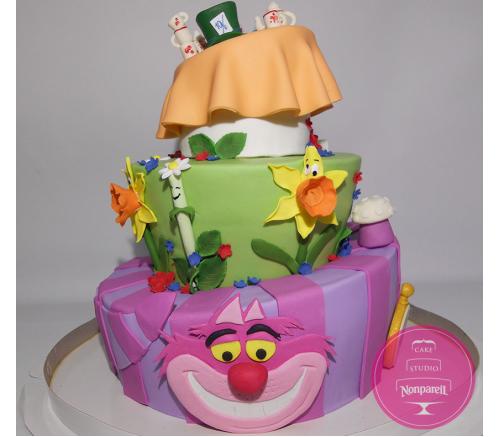 Торт Детский Алиса и Чеширский кот