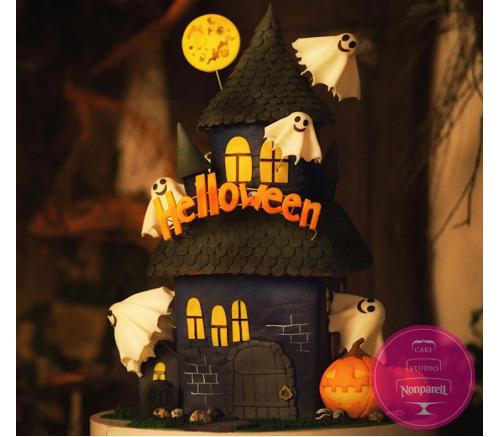 Торт Детский Дом с привидениями