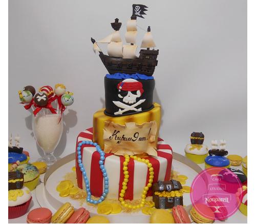 Торт Детский В пиратской тематике