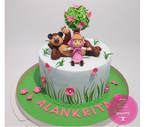 Торт Дитячий Маша і Ведмідь
