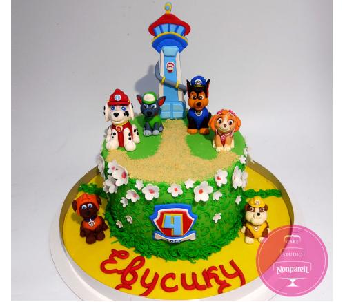 Торт Дитячий Щенячий патруль 3