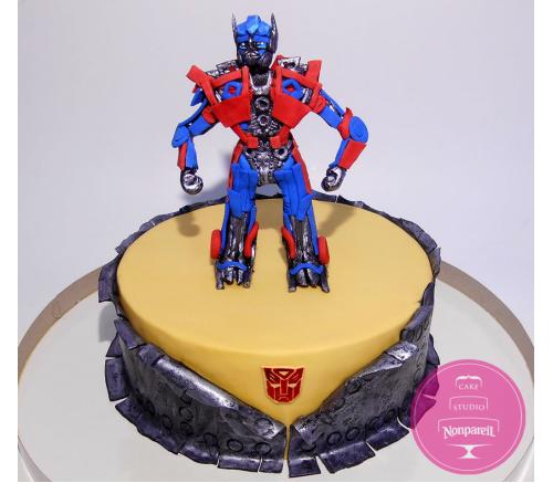 Торт Детский Оптимус Прайм