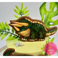 Торт Детский Динозавры с пряниками