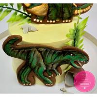 Торт Детский Динозавры с пряниками