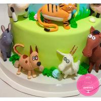 Торт Детский Синий трактор 1 Торт Детский Синий трактор 1