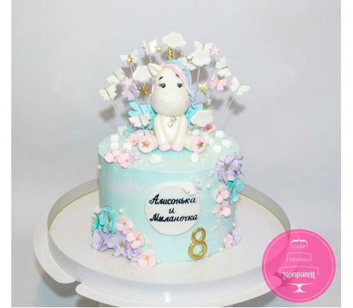 Торт Детский Единорожек 1
