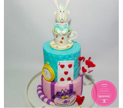 Торт Детский Алиса в стране чудес 1