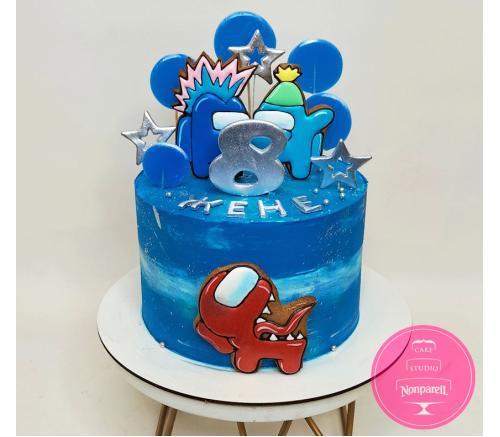 Торт Дитячий Among Us 1