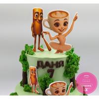 Торт Дитячий Балерина Капучино