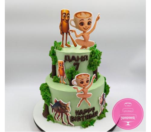 Торт Дитячий Балерина Капучино