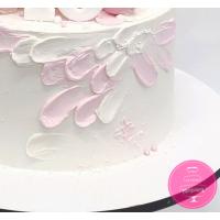 Торт Детский Белый с макаронс