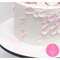 Торт Детский Белый с макаронс