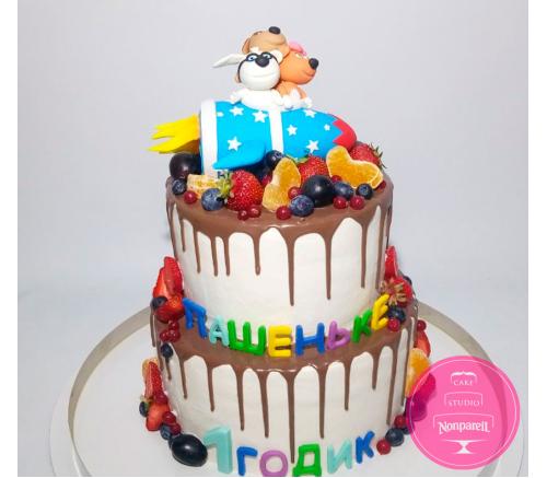 Торт Детский Белка и Стрелка