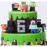Торт Детский Майнкрафт в сборе 1