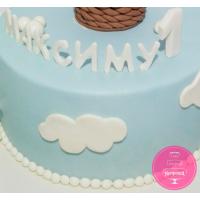 Торт Дитячий Ведмежа на повітряній кулі