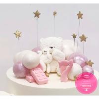 Торт Детский Розовый с мишками Торт Детский Розовый с мишками