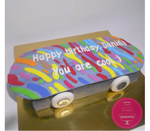 Торт Дитячий Скейтборд