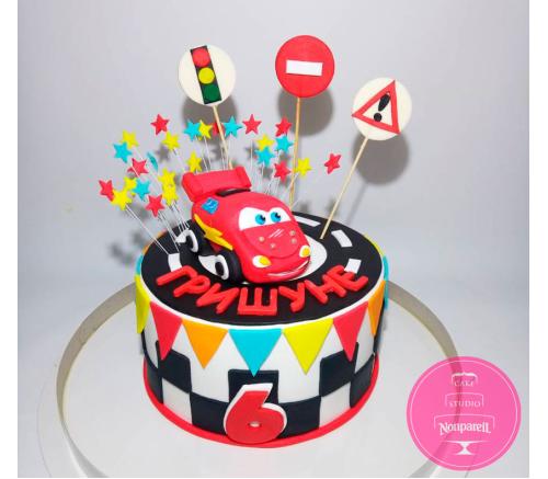 Торт Детский Тачка Маквин 1