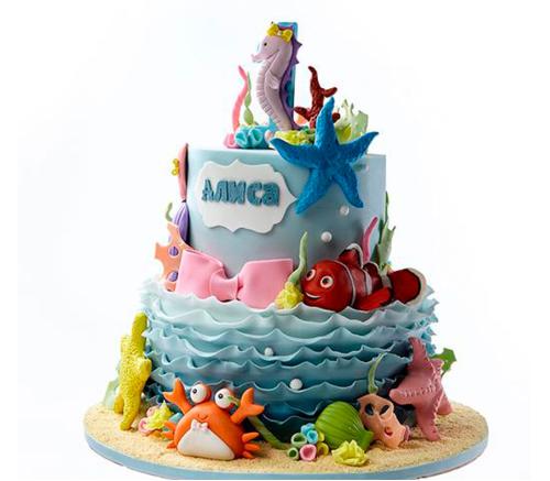 Торт Детский Водный мир 1
