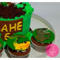 Торт Детский Динозавр с капкейками
