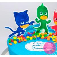 Торт Детский Герои в масках кремовый Торт Детский Герои в масках кремовый