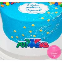 Торт Детский Герои в масках кремовый Торт Детский Герои в масках кремовый