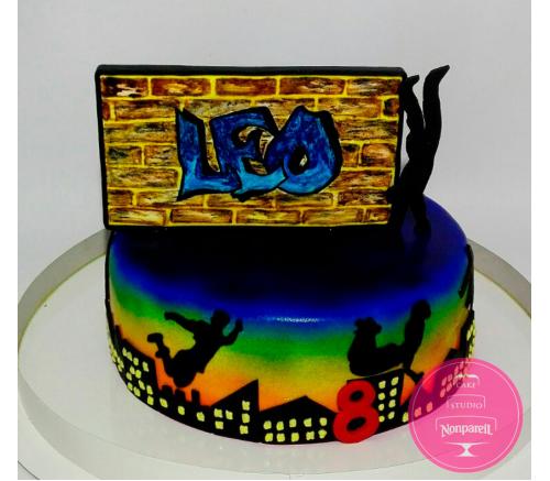 Торт Детский Граффити 1