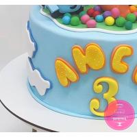 Торт Детский Грузовичек Лева и Лея