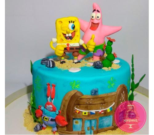 Торт Детский Губка Боб