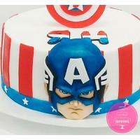 Торт Дитячий Капітан Америка 3