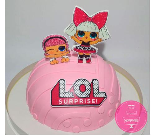 Торт Детский Куклы LOL 1