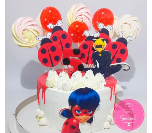 Торт Детский Леди Баг и Супер Кот 1