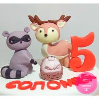 Торт Детский Лесные звери 1