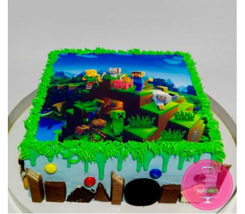 Торт Детский Майнкрафт 2