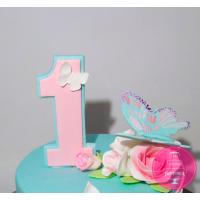 Торт Детский Мятный на годик девочке