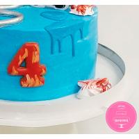 Торт Дитячий Пожежна машина з пряниками