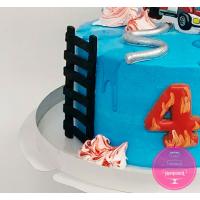 Торт Дитячий Пожежна машина з пряниками