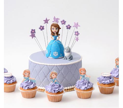 Торт Детский Принцесса София c капкейками