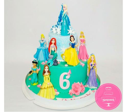 Торт Детский Принцессы Дисней