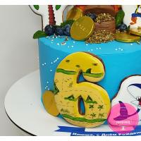 Торт Дитячий Піратський з пряниками